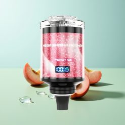 JNR Mega Shisha Hookah 100K אפרסק קרח
