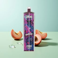 Uwin Shisha Hookah Crystal 20000 Puffs אפרסק קרח