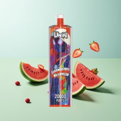 Uwin Shisha Hookah Crystal 20000 Puffs תות אבטיח